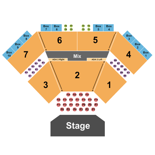VyStar Amphitheater At The Bridge Kem Seating Chart